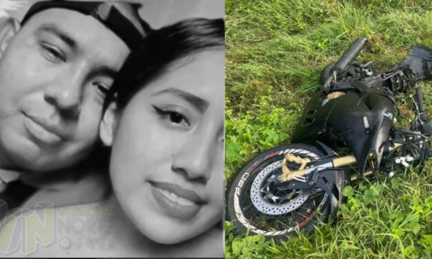 ¡Tragedia en Chiapas! Joven alamense y su esposo pierden la vida en accidente de motocicleta