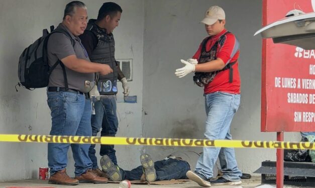 Poza Rica: Hallan a hombre sin vida en el estacionamiento de Banorte