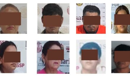 FGE detuvo a 8 personas en cateos realizados en diversos municipios del Estado