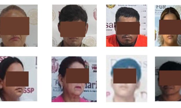 FGE detuvo a 8 personas en cateos realizados en diversos municipios del Estado