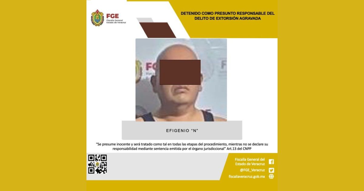 Detienen al ex jefe de la Policía Municipal de Poza Rica