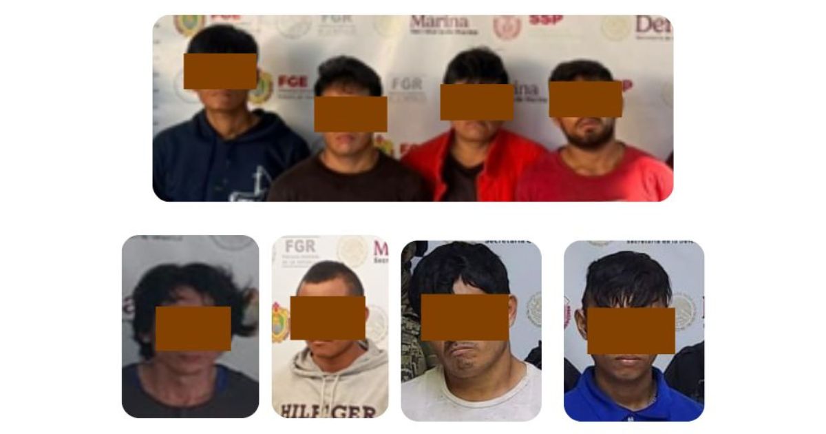 FGE detiene a 8 personas en cateos realizados en diversos municipios del Estado