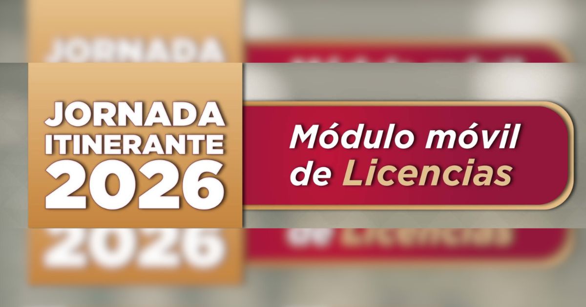 Jornada Itinerante del Módulo Móvil de Licencias en Veracruz Norte