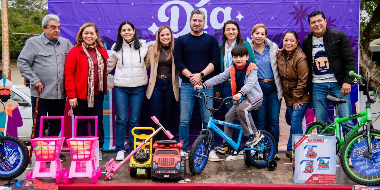 Tuxpan celebra a su niñez con festejos del Día de Reyes en la Ochoa