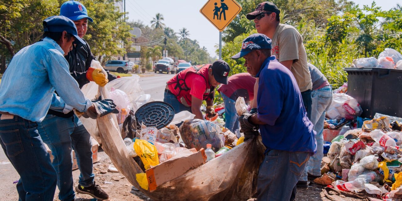 Trabajo constante en la reactivación del servicio de Limpia Pública en Tuxpan