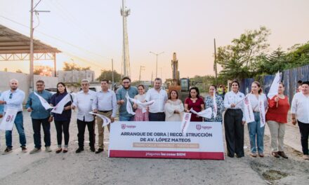 Tuxpan: Inicia reconstrucción con concreto hidráulico en la avenida López Mateos