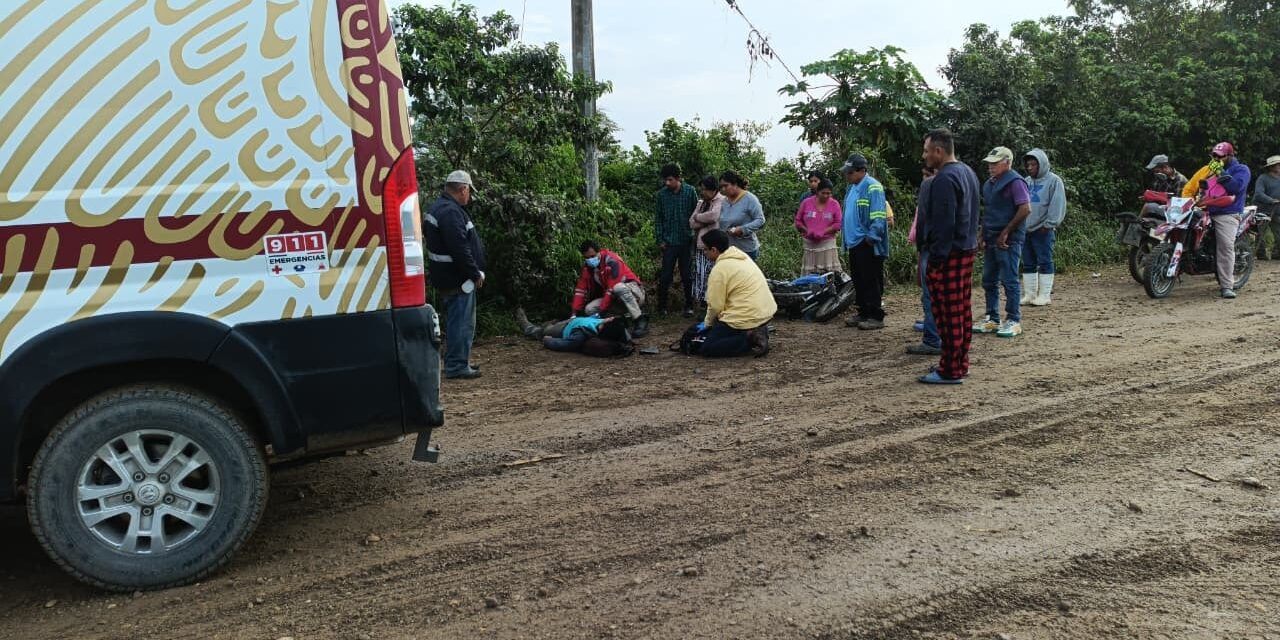 Pánuco: Motociclista atropellado por auto fantasma en el ejido La Herradura 