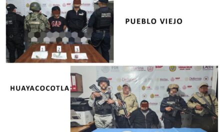 Cateos en Veracruz Norte: detenidos y aseguramientos en Pueblo Viejo y Huayacocotla