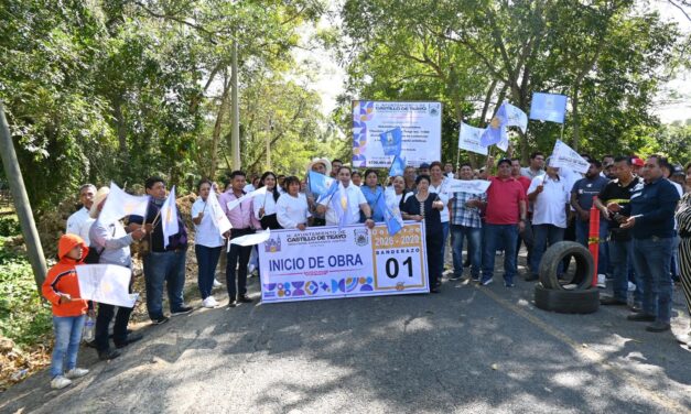 INICIAN TRABAJOS DE INFRAESTRUCTURA EN LA CARRETERA TIHUATLÁN – CASTILLO DE TEAYO