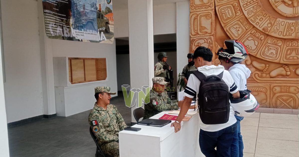 Ejército Mexicano abre convocatoria para jóvenes de Veracruz Norte