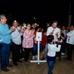 El Sacrificio deja atrás la oscuridad: Gobierno Municipal enciende 75 luminarias