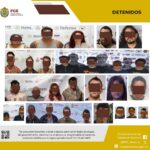 FGE detiene a 29 personas durante cateos realizados en diversos municipios