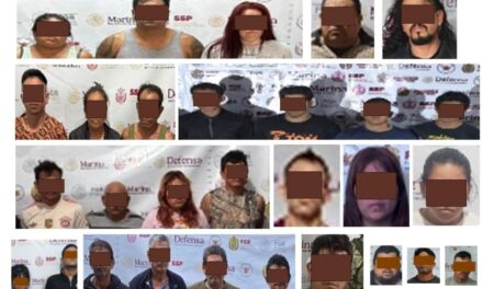 FGE detiene a 29 personas durante cateos realizados en diversos municipios