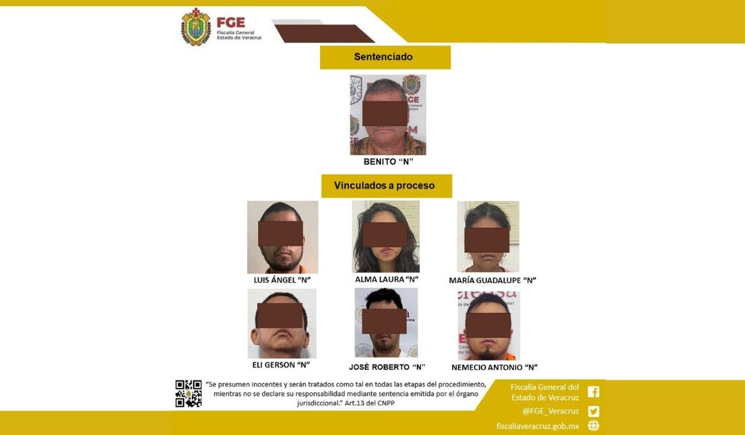 FGE obtiene sentencia condenatoria en Huayacocotla y múltiples vinculaciones a proceso en Papantla