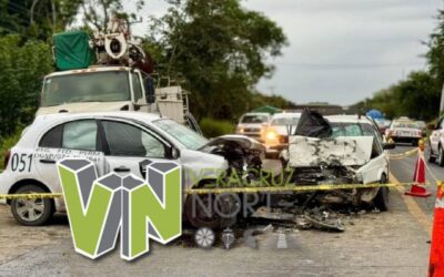 Fatal choque en la Poza Rica-Tihuatlán deja un muerto y dos lesionados