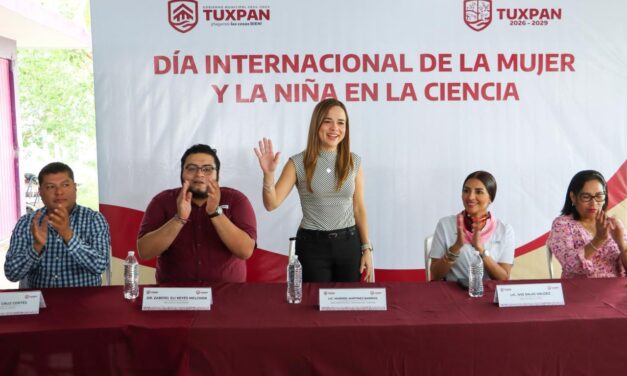 Gobierno de Tuxpan y DIF Municipal reconocen e impulsan la participación femenina en el ámbito científico