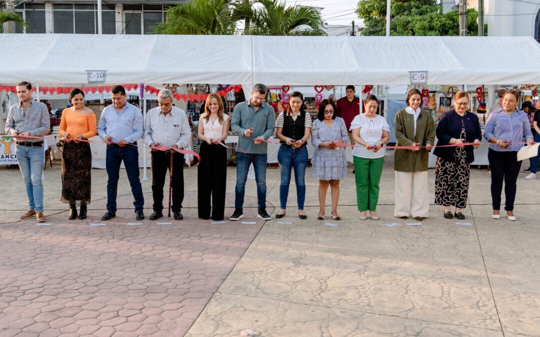 Tuxpan impulsa el comercio local con la inauguración del Bazar 14 de Febrero