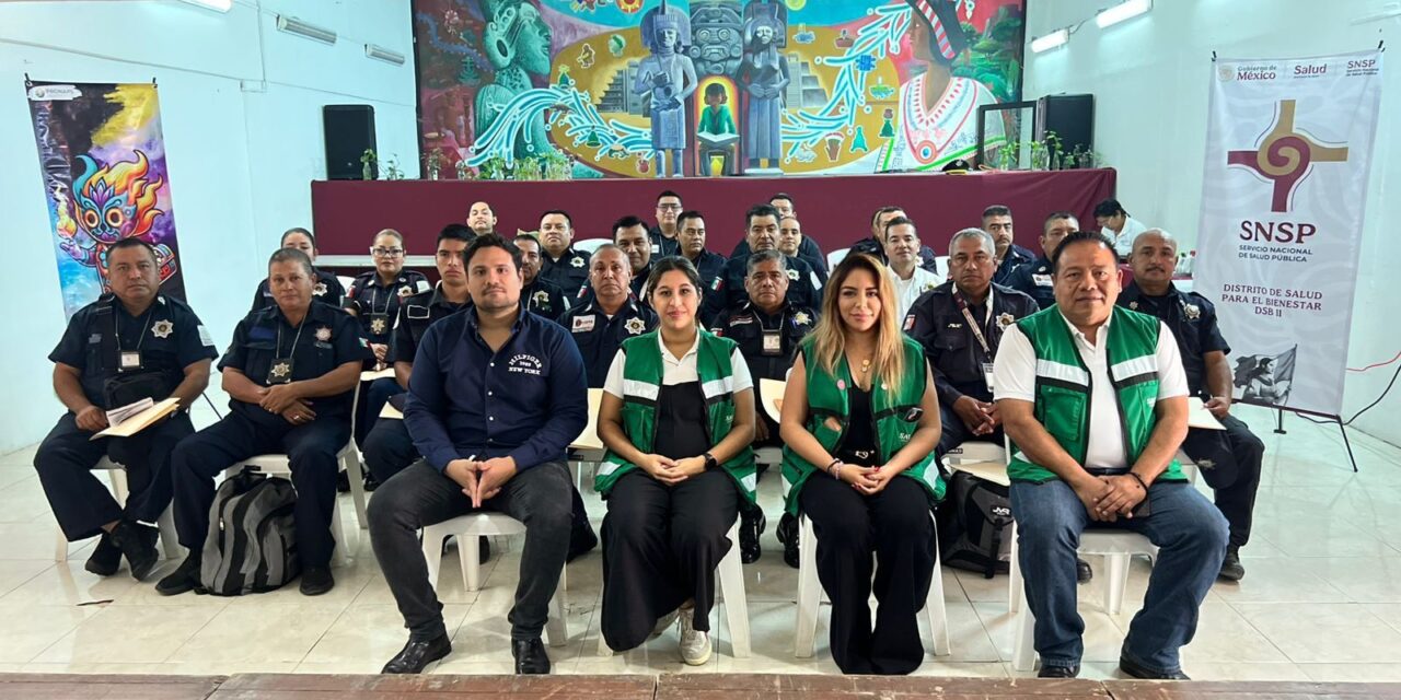 Imparten taller “Gestión Emocional en la Vía Pública: Autocontrol, Autoridad y Autoprotección” a agentes de Tránsito de Tuxpan