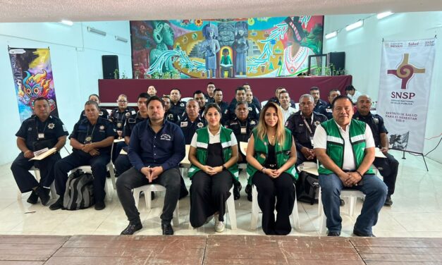 Imparten taller “Gestión Emocional en la Vía Pública: Autocontrol, Autoridad y Autoprotección” a agentes de Tránsito de Tuxpan