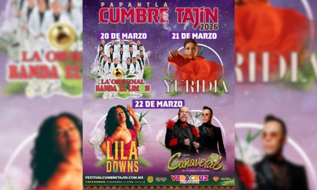 Cartelera Cumbre Tajín 2026