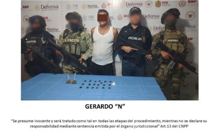 Fiscalía Regional de Tuxpan ejecuta orden de cateo en Poza Rica: un detenido y sustancias ilícitas aseguradas