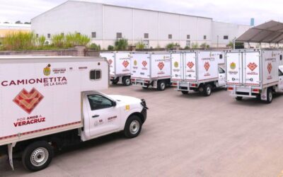 Camionetitas de la Salud: Reparten 44 mil insumos médicos en cinco municipios
