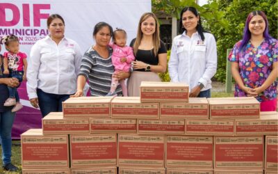 DIF Tuxpan fortalece el bienestar de la primera infancia con entrega de apoyos del programa “Mil Días”