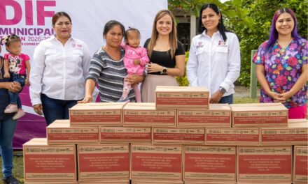 DIF Tuxpan fortalece el bienestar de la primera infancia con entrega de apoyos del programa “Mil Días”