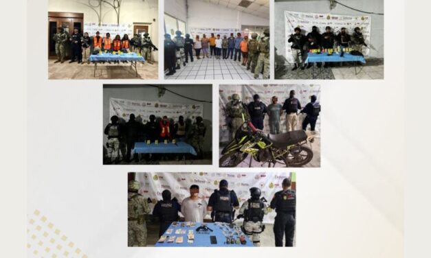 Fiscalía de Veracruz detiene a 45 personas y rescata 8 caninos en una semana en 28 municipios