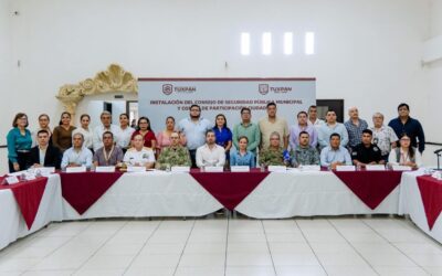 Instalan el Consejo de Seguridad Pública Municipal y el Comité de Participación Ciudadana