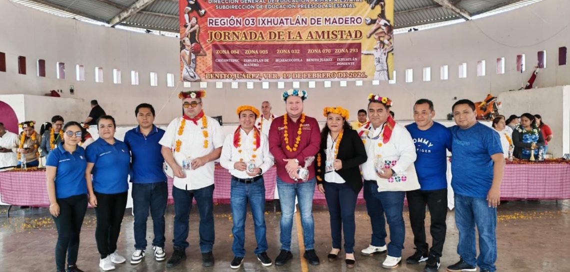 SEV realiza Jornada de la Amistad 2026; participan cinco zonas escolares de Veracruz Norte