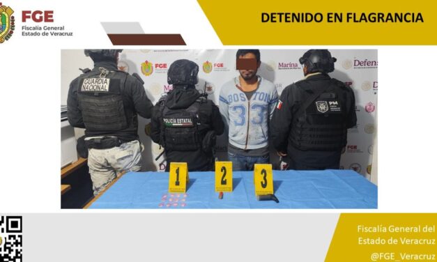 Operativo conjunto en Huayacocotla: FGE y fuerzas federales detienen a sujeto