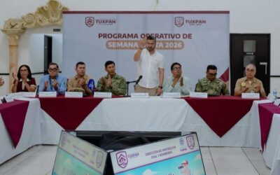 Presentan en Tuxpan el Programa Operativo de Semana Santa 2026