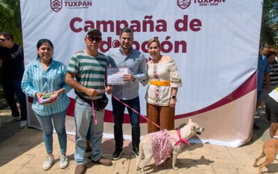 Tuxpan impulsa el bienestar animal con exitosa campaña de adopción