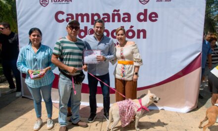 Tuxpan impulsa el bienestar animal con exitosa campaña de adopción
