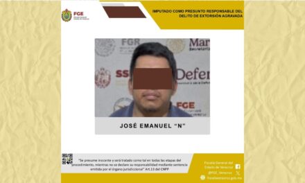 Prisión preventiva para José Emanuel “N” por extorsión agravada en Álamo