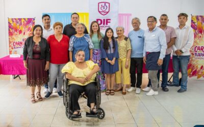 DIF Tuxpan presenta a reyes de Adultos Mayores y Personas con Discapacidad del Carnaval 2026