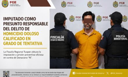 Dictan prisión preventiva a presunto homicida en grado de tentativa en Papantla