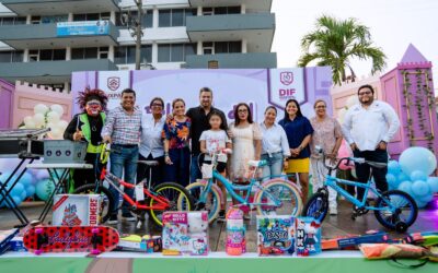 Más de 2 mil pequeños celebran unidos el “Día del Niño y la Niña” en Tuxpan