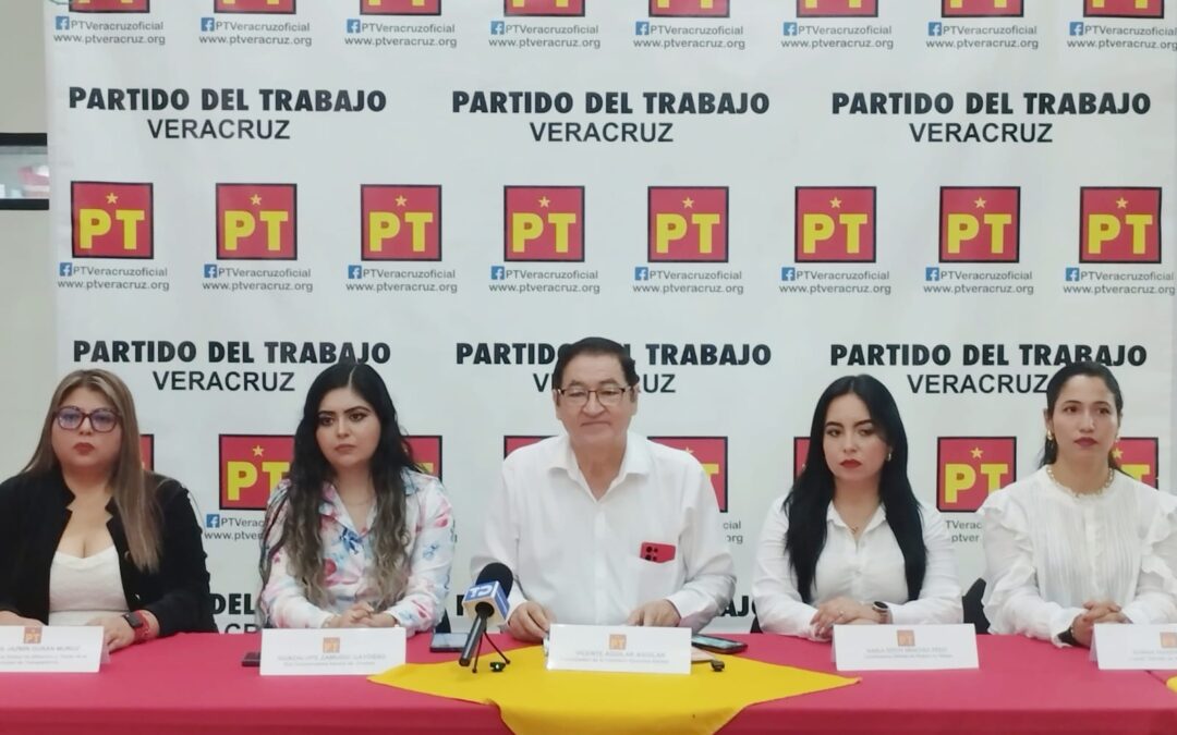PT Veracruz respalda gestión de Claudia Sheinbaum y Rocío Nahle ante inversiones millonarias