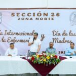 Daniel Cortina presente en festejo de las y los enfermeros de la Sección 26 Zona Norte del SNTSA
