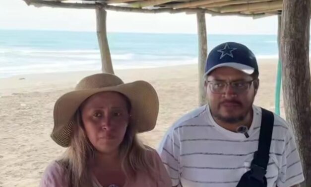 Padres mantienen búsqueda de menor desaparecido en playas de Tecolutla