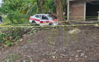 Muere taxista de la ruta Álamo-Llano Enmedio al sufrir infarto al volante en Ixhuatlán de Madero