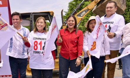 Cumple Rocío Nahle compromiso 81; inicia construcción de la carretera de Cerro Azul a la autopista