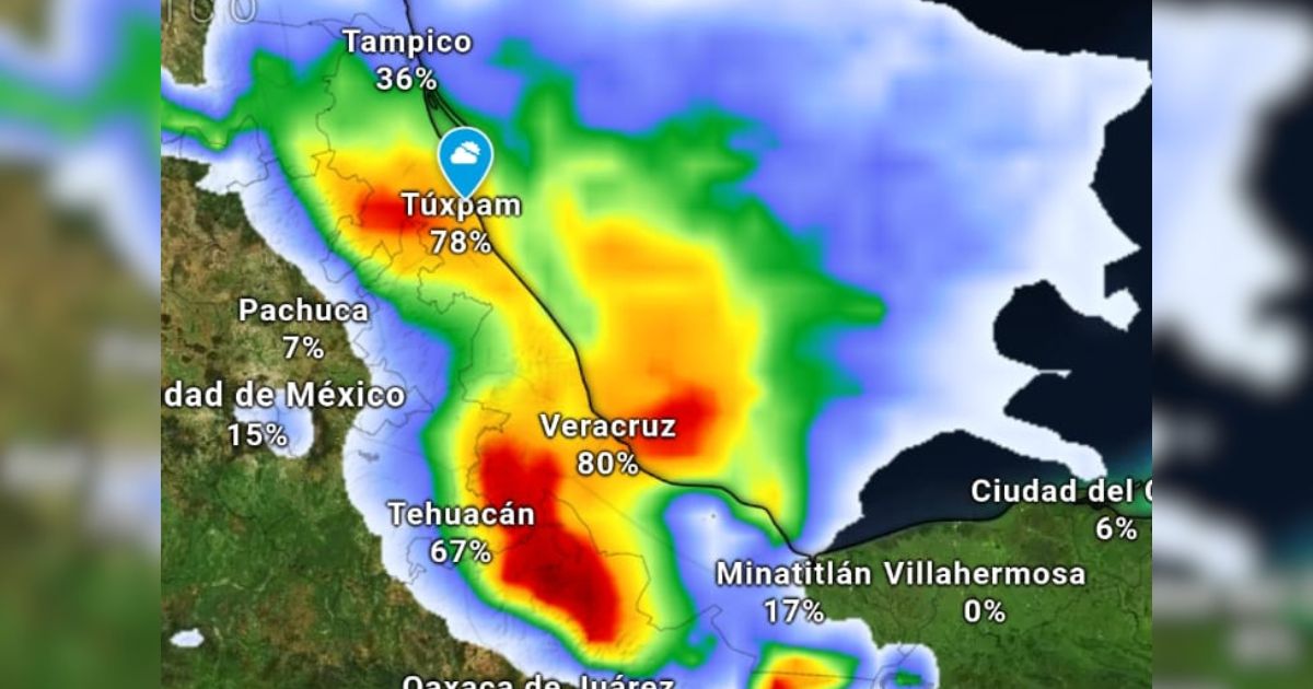 Emiten Aviso Especial por temporal lluvioso durante las próximas 48 horas