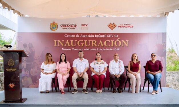 Inauguran nuevas instalaciones del Centro de Atención Infantil SEV 03 Tuxpan