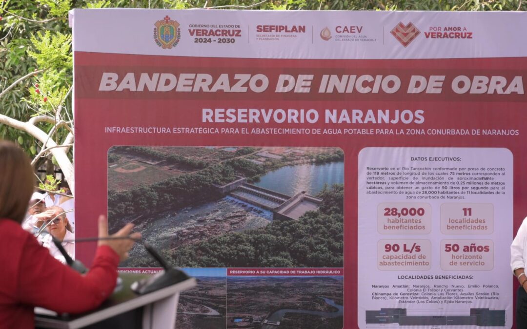 Compromiso 81: Inicia Gobernadora construcción del Reservorio Naranjos