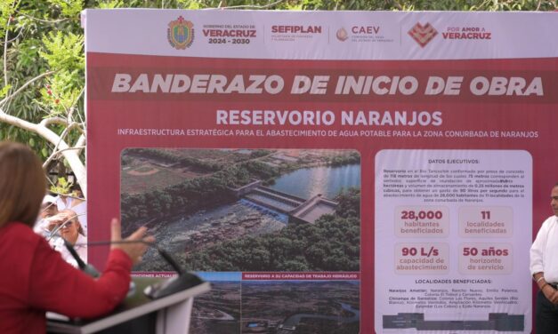Compromiso 81: Inicia Gobernadora construcción del Reservorio Naranjos
