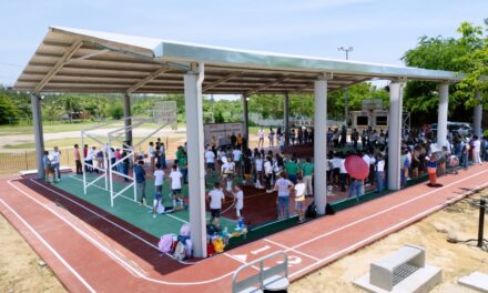Tuxpan: La Mata de Tampamachoco cuenta con nuevo Polideportivo