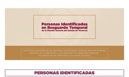 Mediante micrositio de la Fiscalía de Veracruz, 13 personas son reconocidas por sus familiares